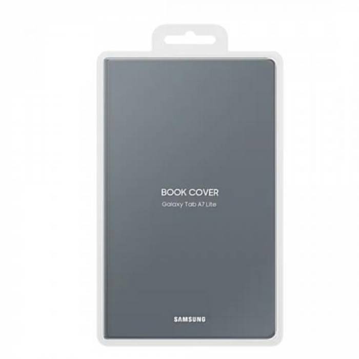 Husa/Stand Samsung Book Cover pentru Galaxy Tab A7 Lite de 8.7inch, Gray