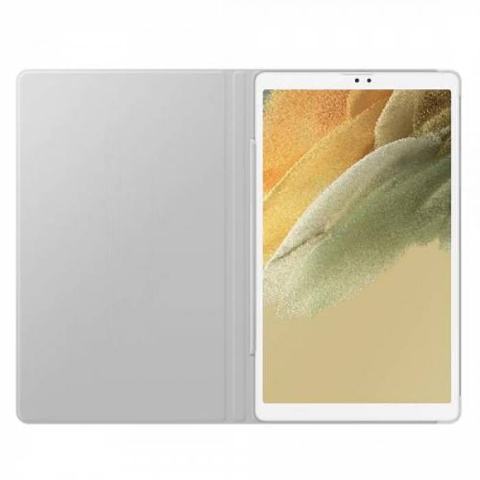 Husa/Stand Samsung Book Cover pentru Galaxy Tab A7 Lite de 8.7inch, Silver