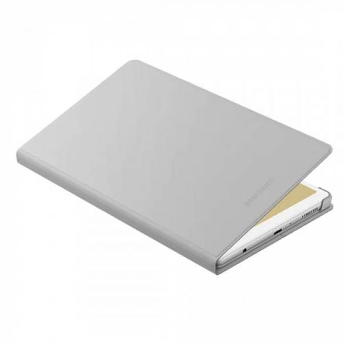 Husa/Stand Samsung Book Cover pentru Galaxy Tab A7 Lite de 8.7inch, Silver