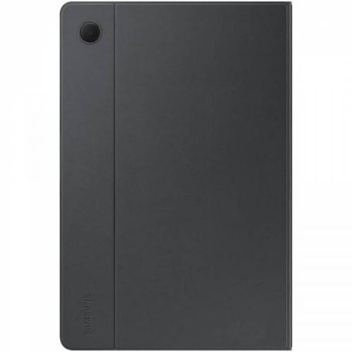 Husa/Stand Samsung Book Cover pentru Galaxy Tab A8, Dark Gray