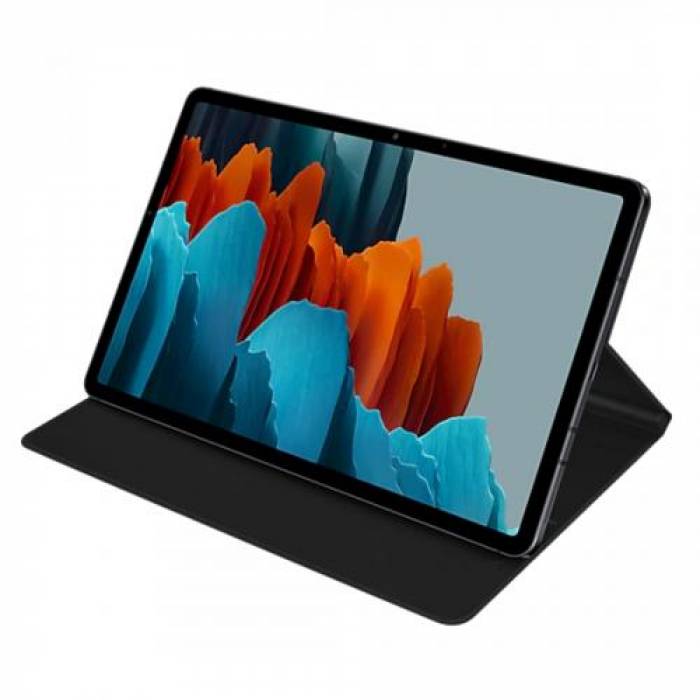 Husa/Stand Samsung Book Cover pentru Galaxy Tab S7 de 11inch, Black