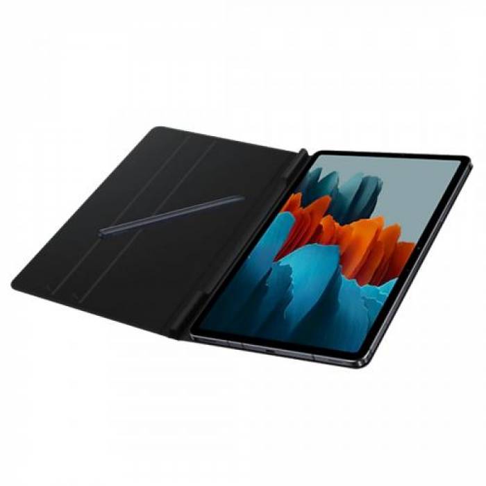 Husa/Stand Samsung Book Cover pentru Galaxy Tab S7 de 11inch, Black