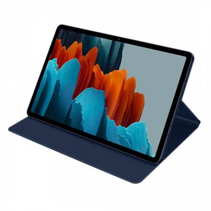 Husa/Stand Samsung Book Cover pentru Galaxy Tab S7 de 11inch, Blue