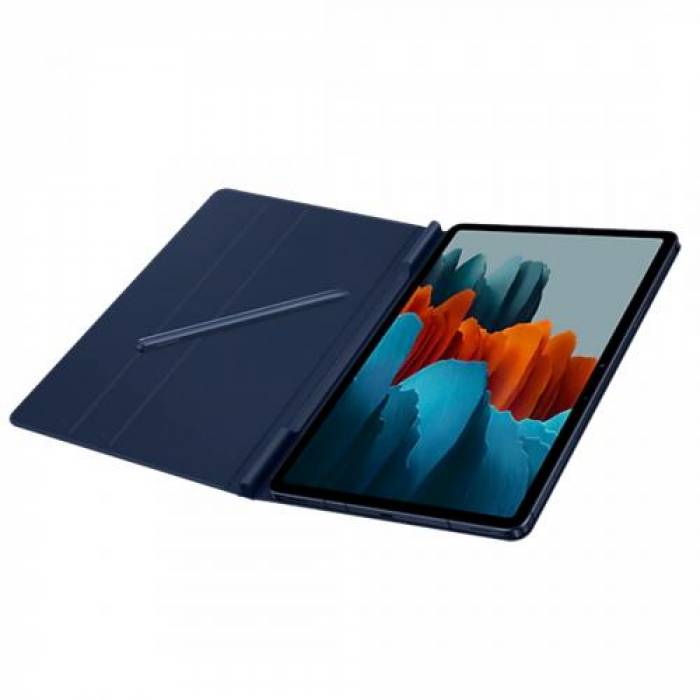 Husa/Stand Samsung Book Cover pentru Galaxy Tab S7 de 11inch, Blue
