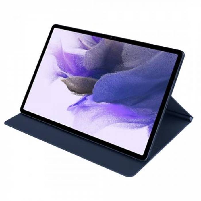 Husa/Stand Samsung Book Cover pentru Galaxy Tab S7 Plus de 12.4inch (T970), Blue