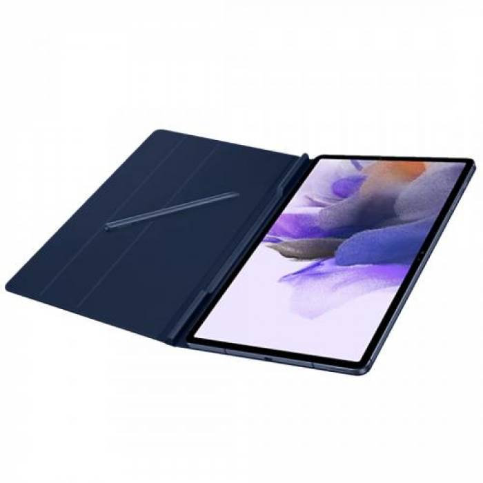 Husa/Stand Samsung Book Cover pentru Galaxy Tab S7 Plus de 12.4inch (T970), Blue