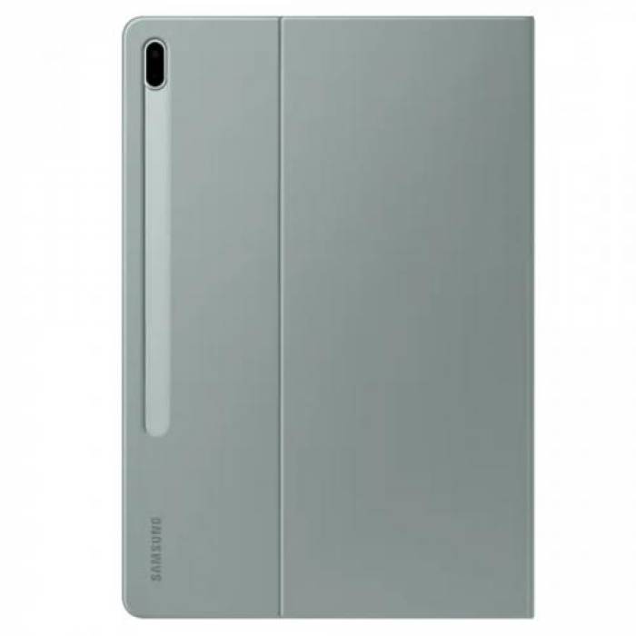 Husa/Stand Samsung pentru Galaxy Tab S7 Plus/Galaxy Tab S7 FE de 12.4inch, Light green