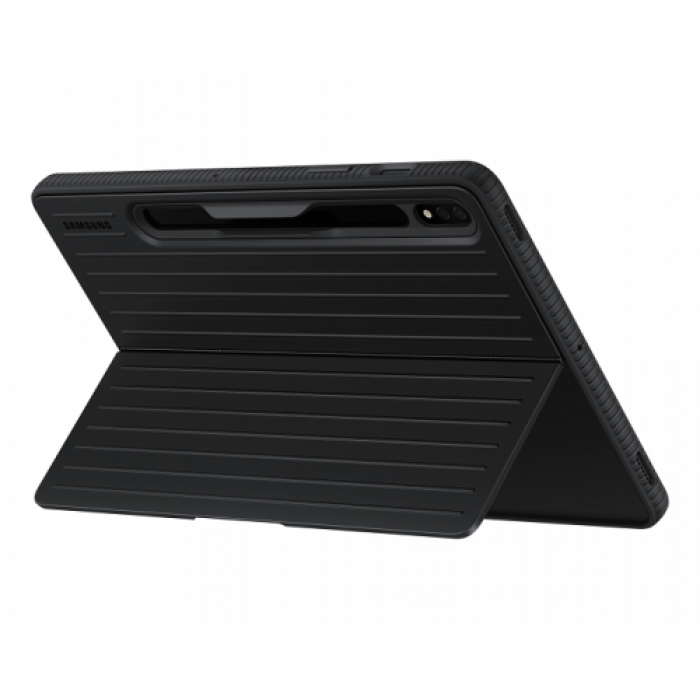 Husa/Stand Samsung Protective Standing Cover pentru Galaxy Tab S8, Black
