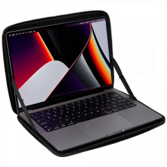 Husa Thule Gauntlet pentru laptop de 16 inch, Black