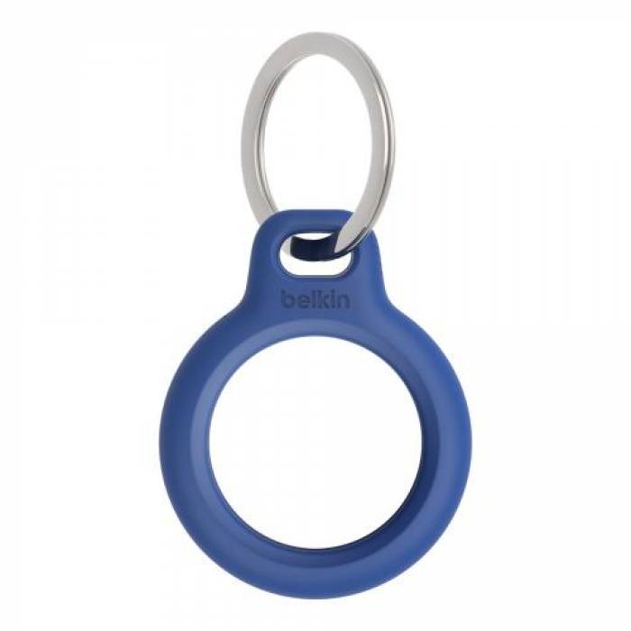 Husa tip breloc Belkin F8W973BTBLU pentru Apple AirTag, Blue