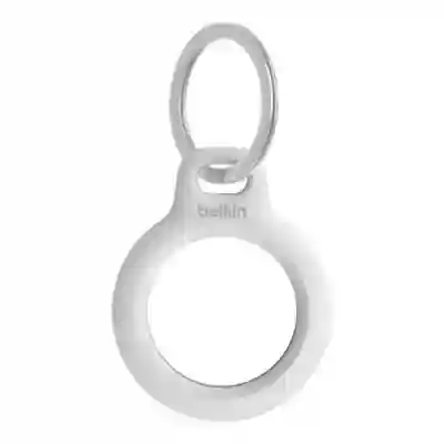 Husa tip breloc Belkin F8W973BTWHT pentru Apple AirTag, White