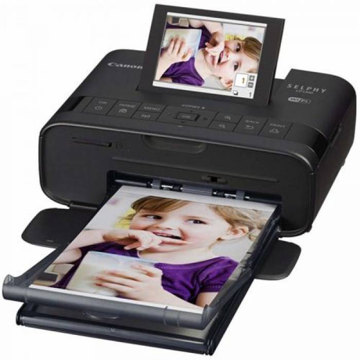Imprimanta foto inkjet color Canon Selphy CP1300, Black