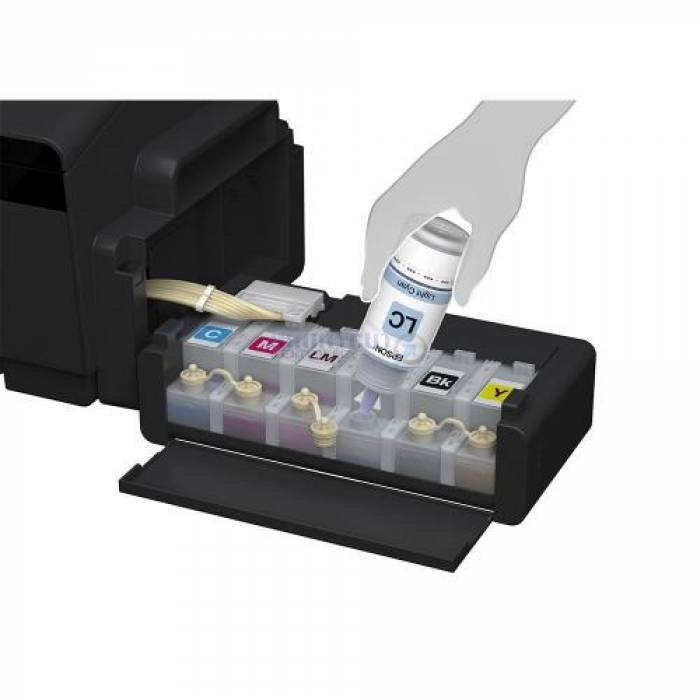 Imprimanta Inkjet Color Epson EcoTank L1800, Black