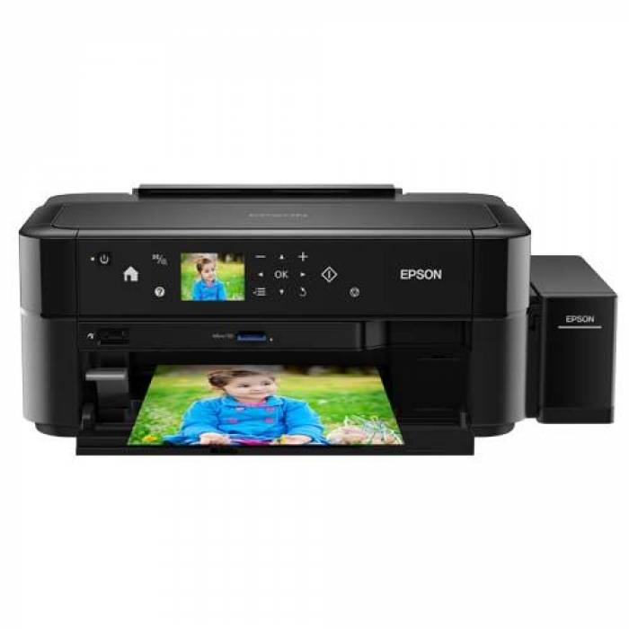 Imprimanta Inkjet Color Epson EcoTank L810, Black