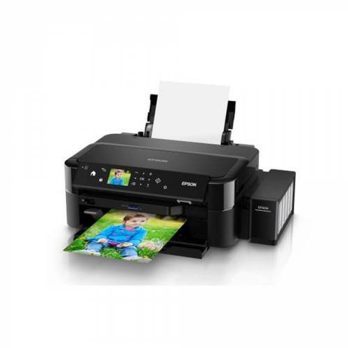 Imprimanta Inkjet Color Epson EcoTank L810, Black