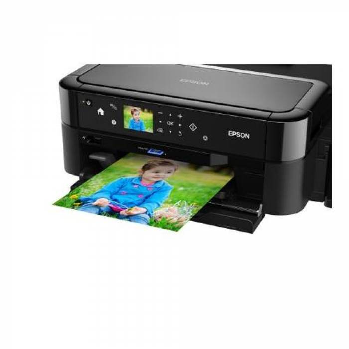 Imprimanta Inkjet Color Epson EcoTank L810, Black
