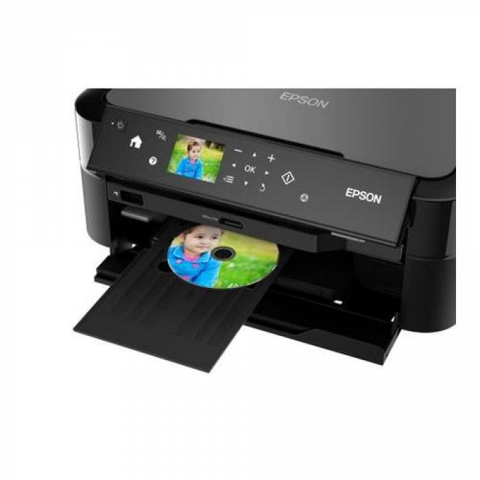 Imprimanta Inkjet Color Epson EcoTank L810, Black