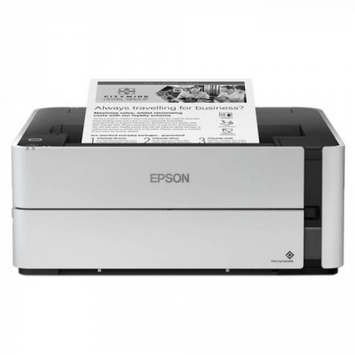 Imprimanta InkJet Monocrom Epson EcoTank M1170, White