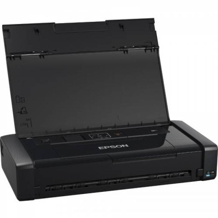 Imprimanta Portabila Inkjet Color Epson WorkForce WF-100W, Black