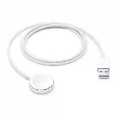 Incarcator Apple Watch Magnetic, USB, 1m, White