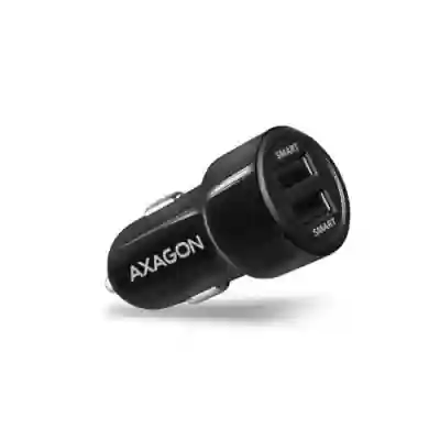 Incarcator auto Axagon PWC-5V5, 2x USB, 2.4A, Black