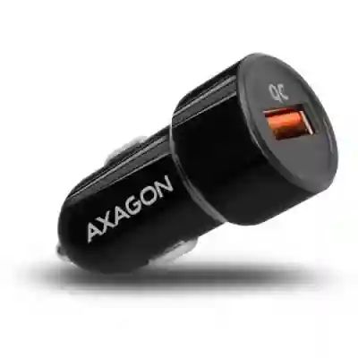 Incarcator auto Axagon PWC-QC, 1x USB 3.0, 3A, Black