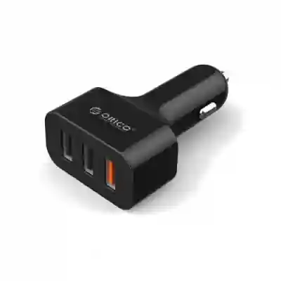 Incarcator auto Orico, 3x USB, 2.4A, Black