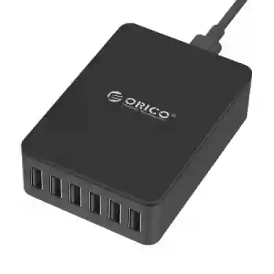Incarcator Orico CSE-6U, 6x USB, 2.4A, Black