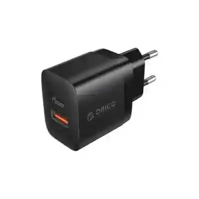 Incarcator Orico PV20-1U1C, 1x USB-C, 1x USB-A, Black