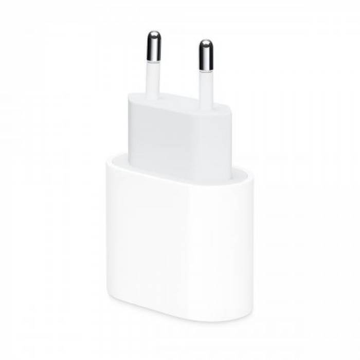 Incarcator retea Apple, 1x USB-C, 20W, White