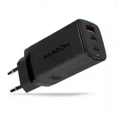 Incarcator retea Axagon ACU-DPQ65, 1x USB, 2x USB Type-C, 4.4 A, Black