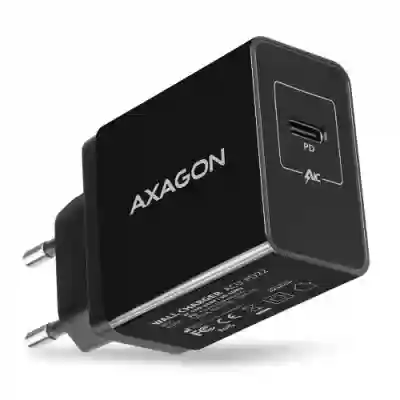 Incarcator retea Axagon ACU-PD22, 1x USB-C, 3A, Black