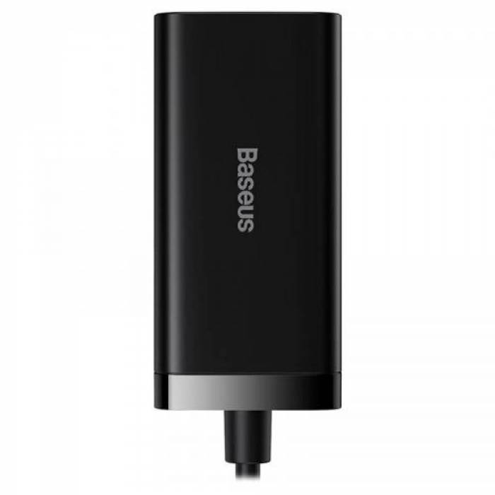 Incarcator retea Baseus CCGP000101, 2x USB, 2x USB-C, 100W, Black