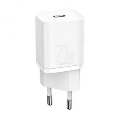 Incarcator retea Baseus Speed Mini CCFS-SN02, 1x USB-C, 3A, White