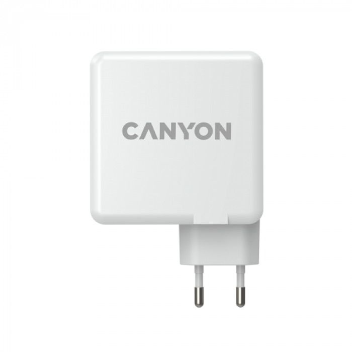 Incarcator retea Canyon H-100, 2x USB, 2x USB-C, 3A, White