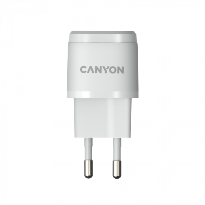 Incarcator retea Canyon H-20-05, 1x USB-C, White