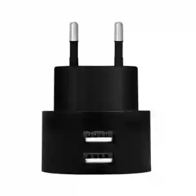 Incarcator retea Logilink PA0218, 2x USB, 2.1A, Black