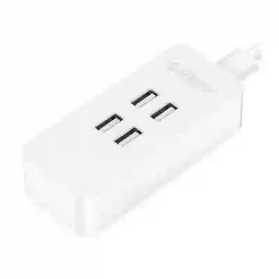 Incarcator retea Orico, 4x USB, 2.4A, White