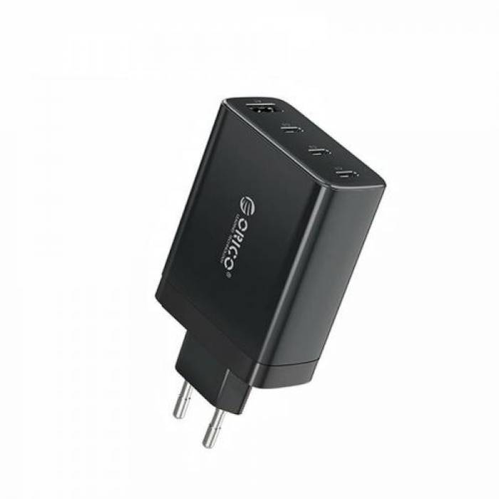 Incarcator retea Orico PV100-1U3C, 1x USB-A, 4x USB-C, Black