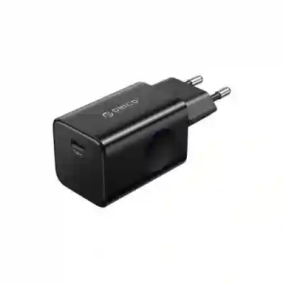 Incarcator retea Orico PV30-C, 1x USB-C, 2.5A, Black