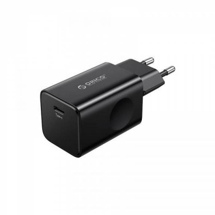 Incarcator retea Orico PV65-C, 1x USB-C, 5A, Black