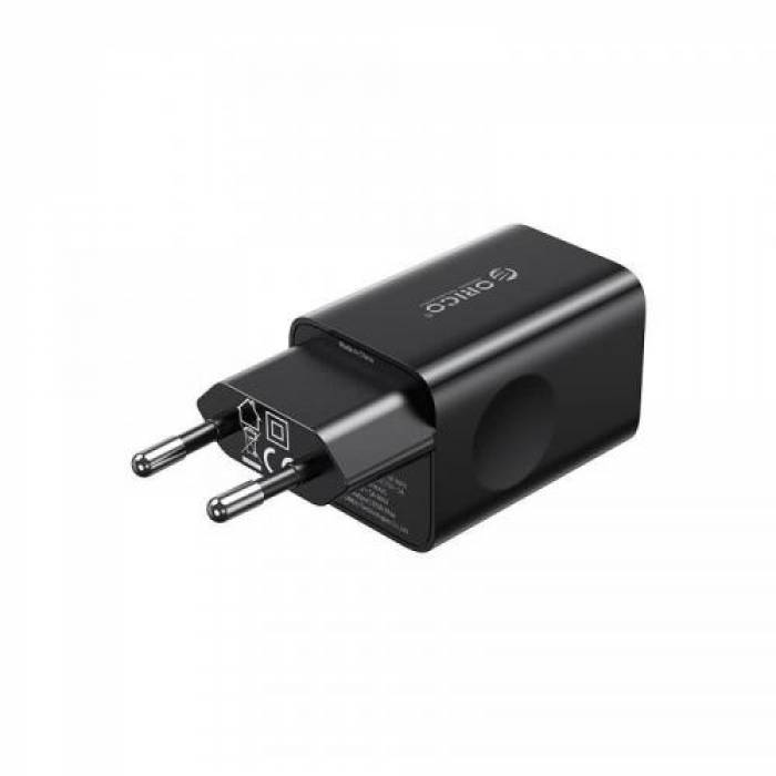 Incarcator retea Orico PV65-C, 1x USB-C, 5A, Black