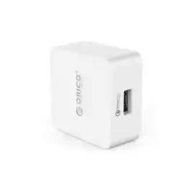 Incarcator retea Orico QCK-1U, 1x USB 2.0, 2 A , White