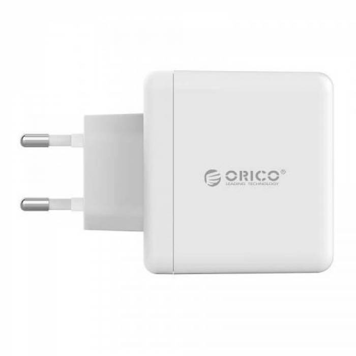 Incarcator retea Orico WHC-2U, 2x USB, 3A, White