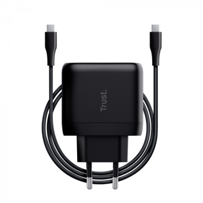 Incarcator retea Trust Maxo, 65W, USB-C, Black