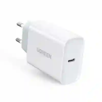 Incarcator retea Ugreen CD127, 1x USB-C, 3A, White