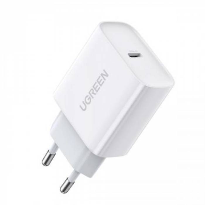 Incarcator retea Ugreen CD137, 1x USB-C, 3A, White