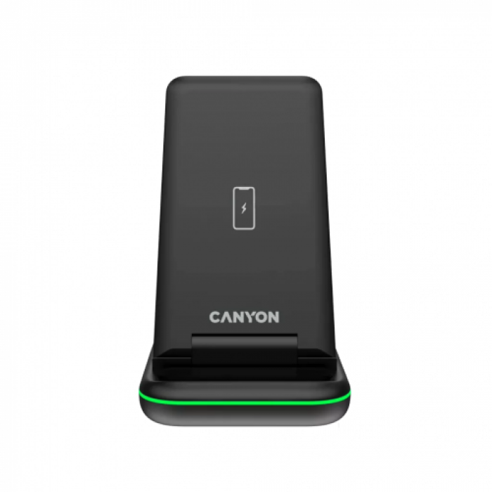 Incarcator wireless Canyon WS-304, 18W, Black