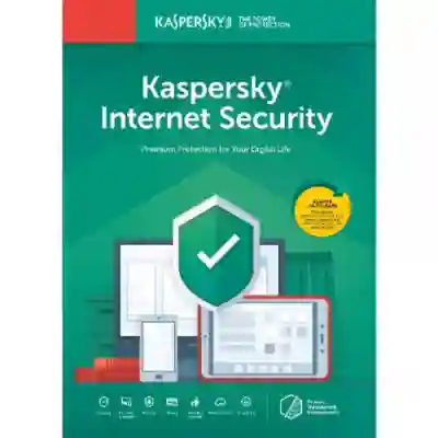 Kaspersky Internet Security, Eastern Europe Edition, 3Device/1Year, Base Electronic