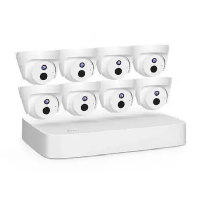Kit Camere de supraveghere NVR Tenda K8P-4CR + 8 Camere HD Dome